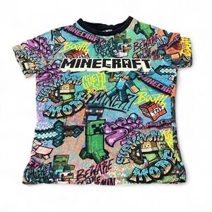 Minecraft multicolored graffiti style babytee
